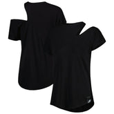 Philadelphia Eagles KIYA TOMLIN Women's Cut Out Tri-Blend Shirt Black
