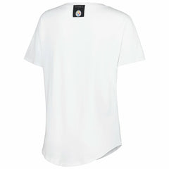 Pittsburgh Steelers KIYA TOMLIN Women's Tri-Blend V-Neck T-Shirt White