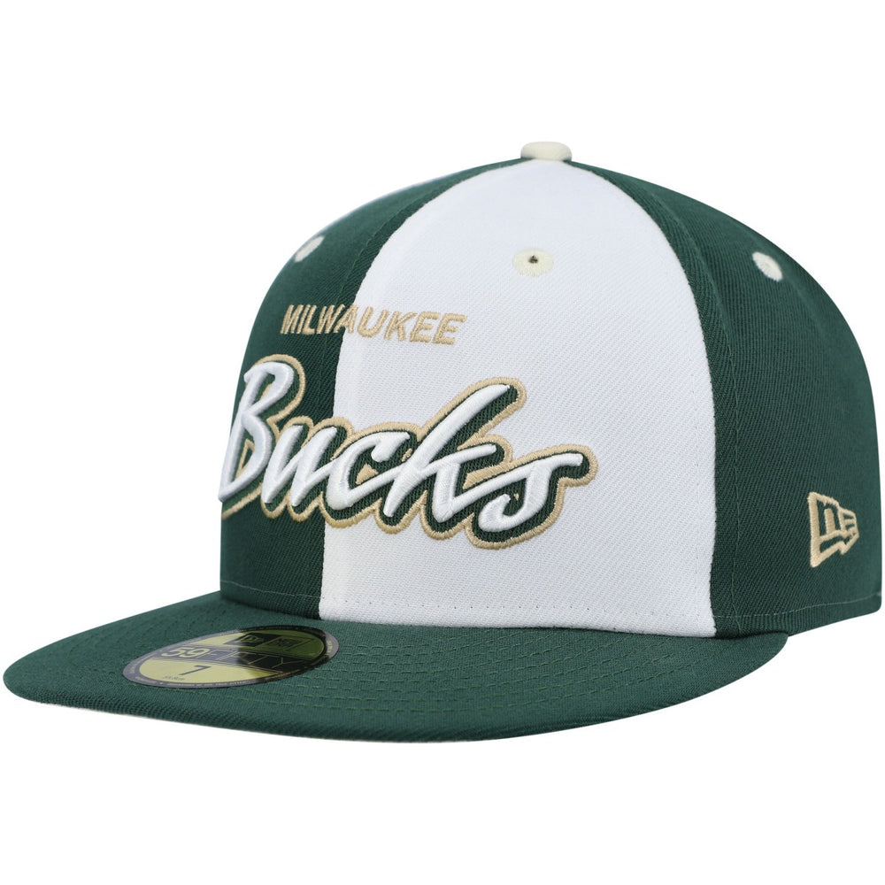 Script Pinwheel 59FIFTY Fitted Hat Hunter Green/White | New Era US