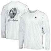 Atlanta Falcons Laces Out Billboard Long Sleeve T-Shirt White
