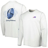 Buffalo Bills Laces Out Billboard Long Sleeve T-Shirt White