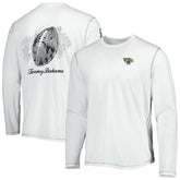 Jacksonville Jaguars Laces Out Billboard Long Sleeve T-Shirt White