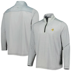 Minnesota Vikings On Deck IslandZone Half-Zip Jacket Gray