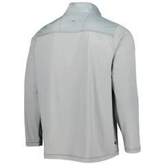Minnesota Vikings On Deck IslandZone Half-Zip Jacket Gray