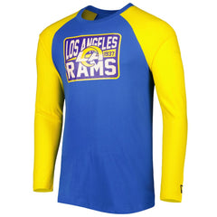 Los Angeles Rams New Era Current Raglan Long Sleeve T-Shirt Royal