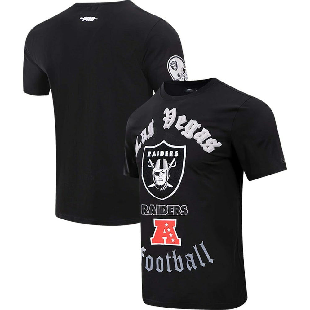 Las Vegas Raiders Pro Standard Old English T-Shirt Black