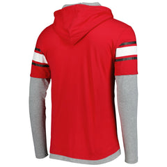Tampa Bay Buccaneers New Era Long Sleeve Hoodie T-Shirt Red