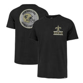 47 brand New Orleans Saints '47 Open Field Franklin T-Shirt Black