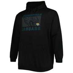 Fanatics Jacksonville Jaguars Big & Tall Pop of Color Pullover Hoodie Black