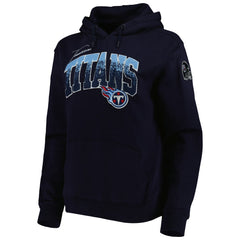 Tennessee Titans Pro Standard Women's Local Patch Pullover Hoodie Navy