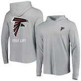 Atlanta Falcons Vineyard Vines Local Long Sleeve Hoodie T-Shirt Heathered Gray