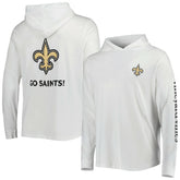 New Orleans Saints Vineyard Vines Local Long Sleeve Hoodie T-Shirt White