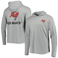 Tampa Bay Buccaneers Vineyard Vines Local Long Sleeve Hoodie T-Shirt Heathered Gray