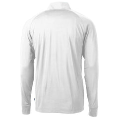 Jacksonville Jaguars Cutter & Buck Team Adapt Eco Knit Hybrid Recycled Quarter-Zip Pullover Top White