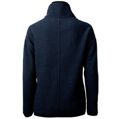 Cincinnati Bengals Cutter & Buck Women's Americana Cascade Eco Sherpa Fleece Half-Zip Pullover Jacket Navy
