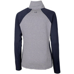 New York Giants Cutter & Buck Women's Forge Tonal Half-Zip Top Navy