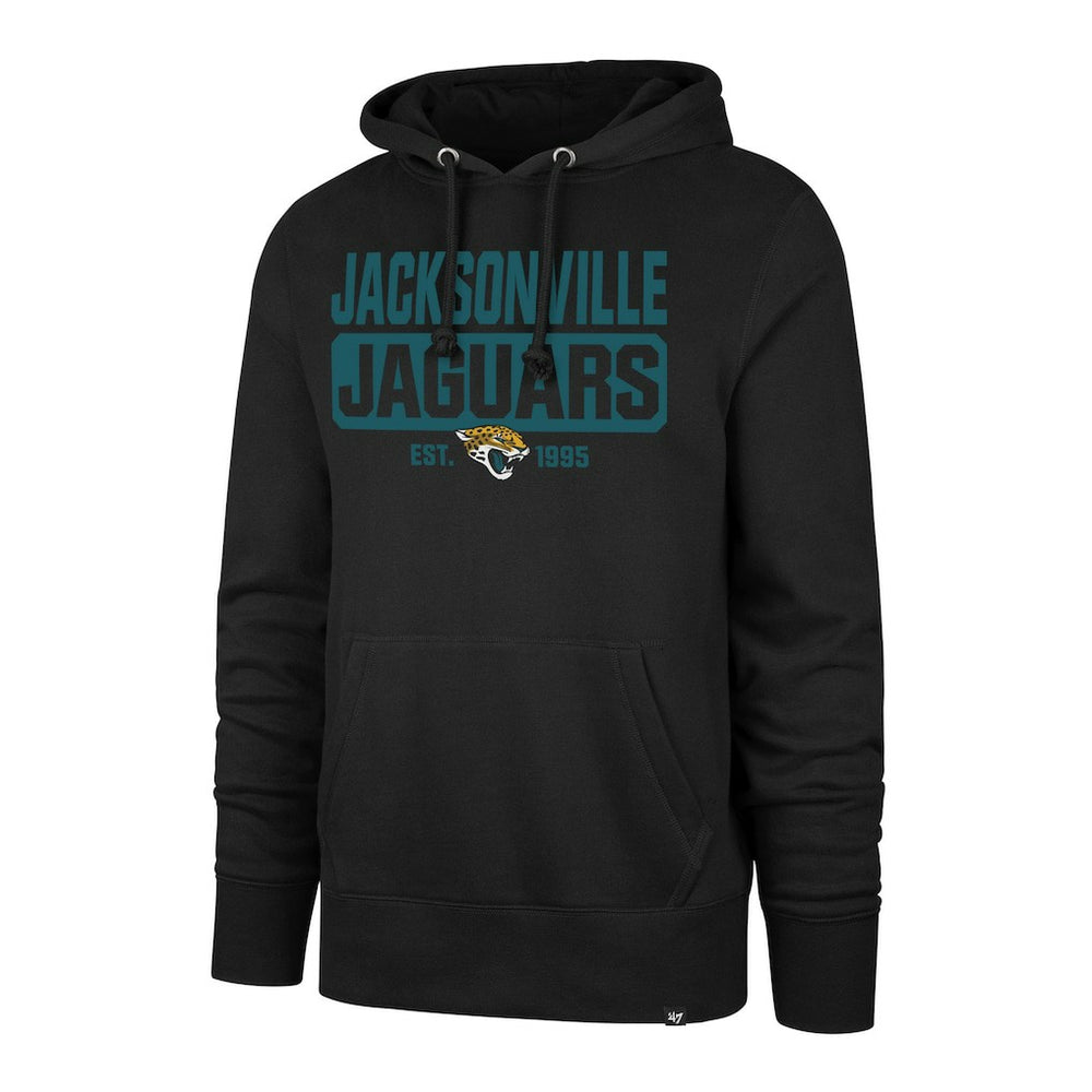 47 brand Jacksonville Jaguars '47 Box Out Headline Pullover Hoodie Black