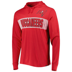 47 brand Tampa Bay Buccaneers '47 Field Franklin Hooded Long Sleeve T-Shirt Red