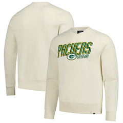 47 brand Green Bay Packers '47 Locked In Headline Pullover Sweatshirt Cream