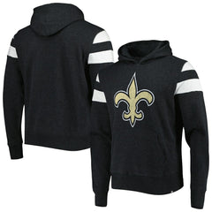 47 brand New Orleans Saints '47 Premier Nico Pullover Hoodie Heathered Black