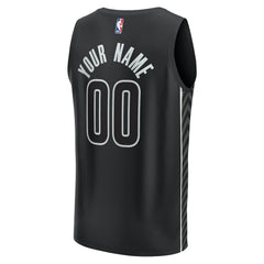 Brooklyn Nets Custom Fast Break Jersey Statement Edition Black | Fanatics Near Me