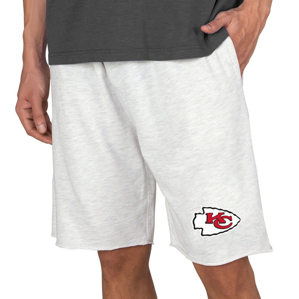 Kansas City Chiefs Concepts Sport Mainstream Terry Shorts Oatmeal