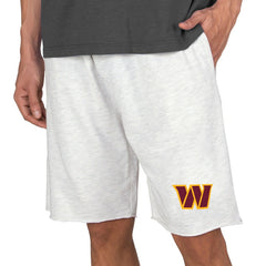 Washington Commanders Concepts Sport Mainstream Terry Shorts Oatmeal