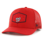 Washington Nationals '47 Ridgeline Tonal Patch Trucker Adjustable Hat - Red - 47 brand Sale