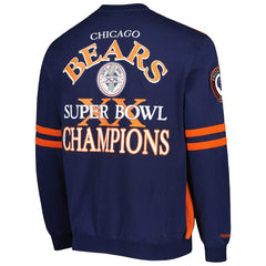 Mitchell & Ness Chicago Bears All Over 2.0 Pullover Sweatshirt Orange