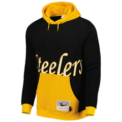 Mitchell & Ness Pittsburgh Steelers Big Face 5.0 Pullover Hoodie Black