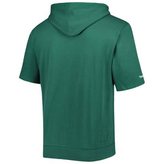 Mitchell & Ness Green Bay Packers Washed Short Sleeve Pullover Hoodie Green