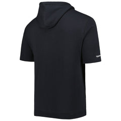 Mitchell & Ness Las Vegas Raiders Washed Short Sleeve Pullover Hoodie Black