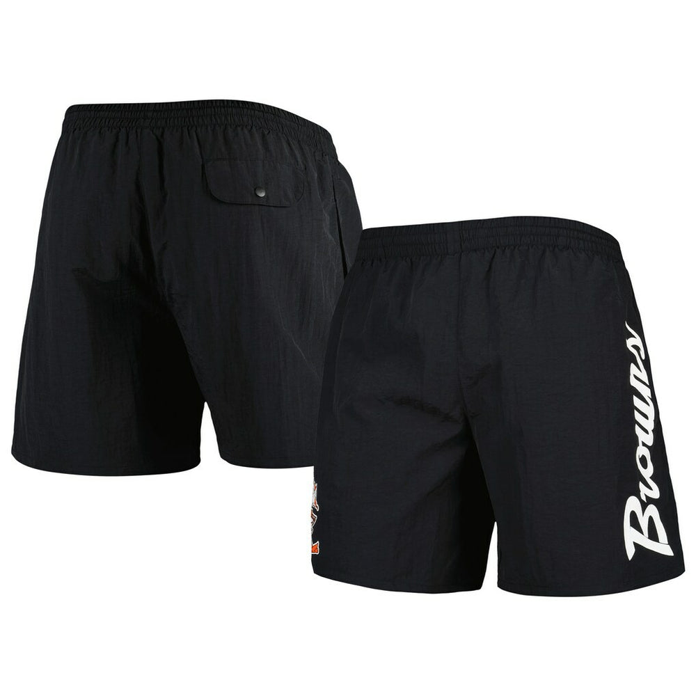 Mitchell & Ness Cleveland Browns Team Essentials Nylon Shorts Black