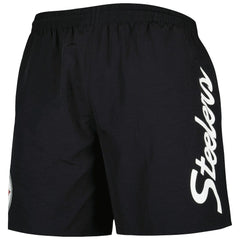 Mitchell & Ness Pittsburgh Steelers Team Essentials Nylon Shorts Black