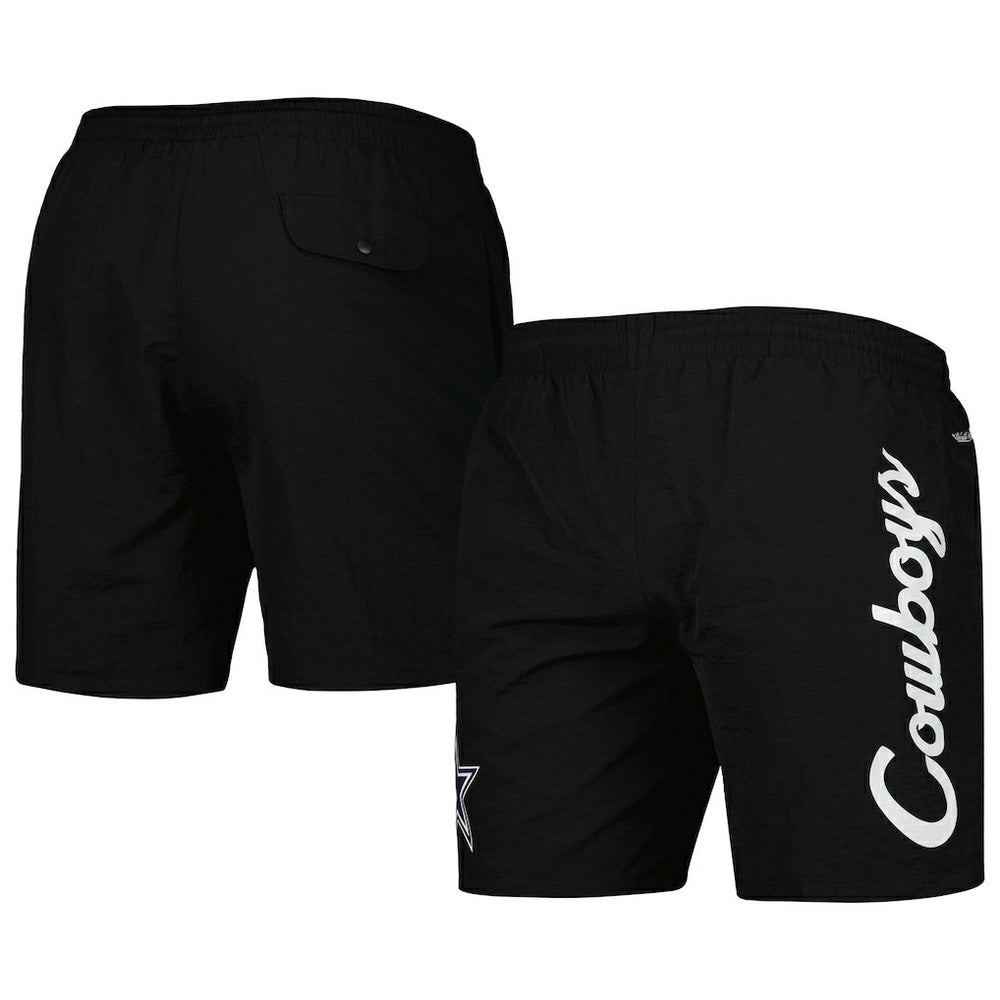 Mitchell & Ness Dallas Cowboys Team Essentials Nylon Shorts Black
