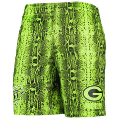 Green Bay Packers New Era Summer Pop Shorts Neon Green