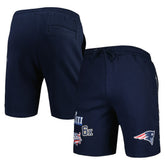 New England Patriots New Era Historic Champs Shorts Navy