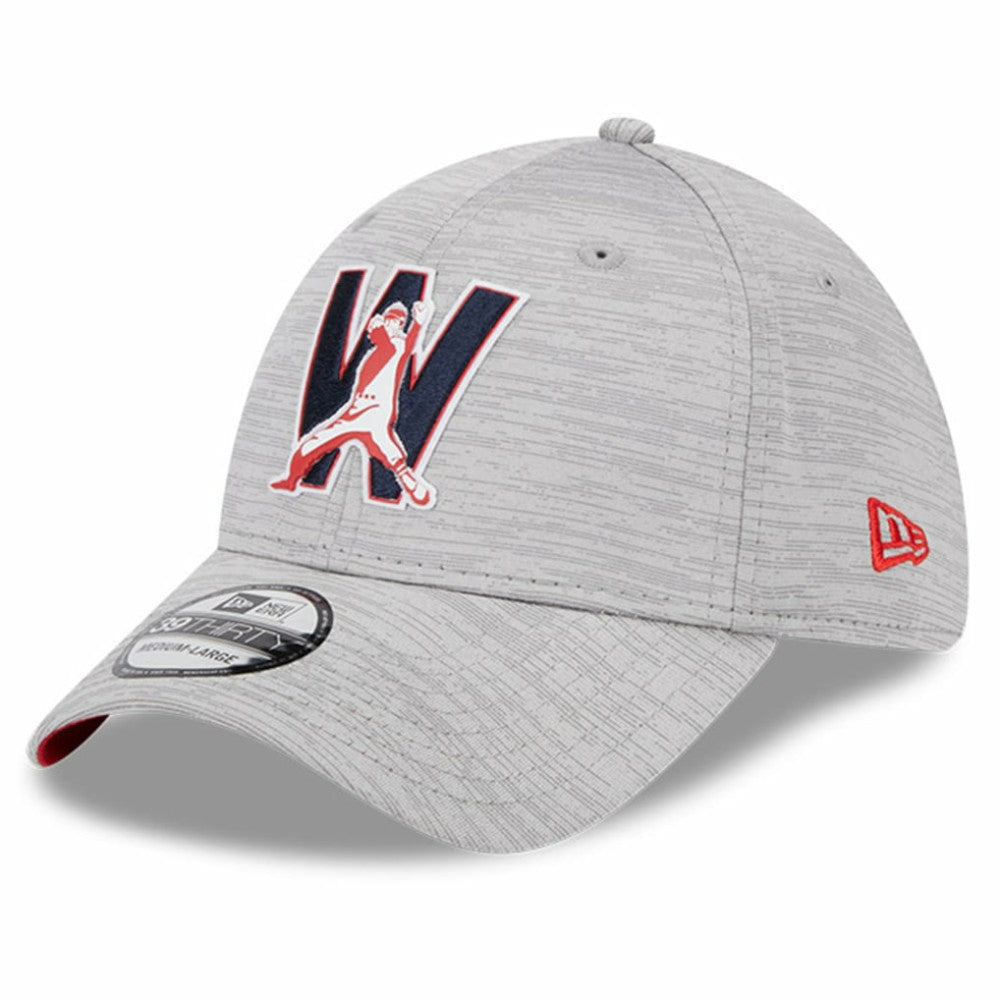 Washington Nationals New Era 2023 Clubhouse 39THIRTY Flex Hat - Gray - New Era on Sale