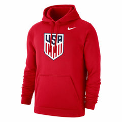 USMNT Club Primary Pullover Hoodie Red - Nike
