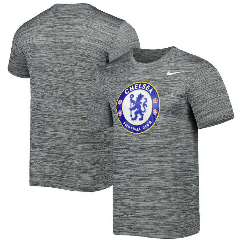 Chelsea Primary Logo Velocity Legend Performance T-Shirt Heather Gray - Nike outlet