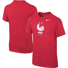 France National Team Youth Core Team T-Shirt Red - Nike