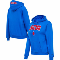 Chicago Cubs Pro Standard Women's Classic Fleece Pullover Hoodie - Royal - MLB Online