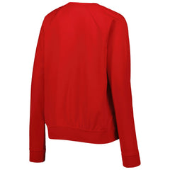 England National Team Women's Lockup Varsity Tri-Blend Raglan Pullover Sweatshirt Red - Nike Discount