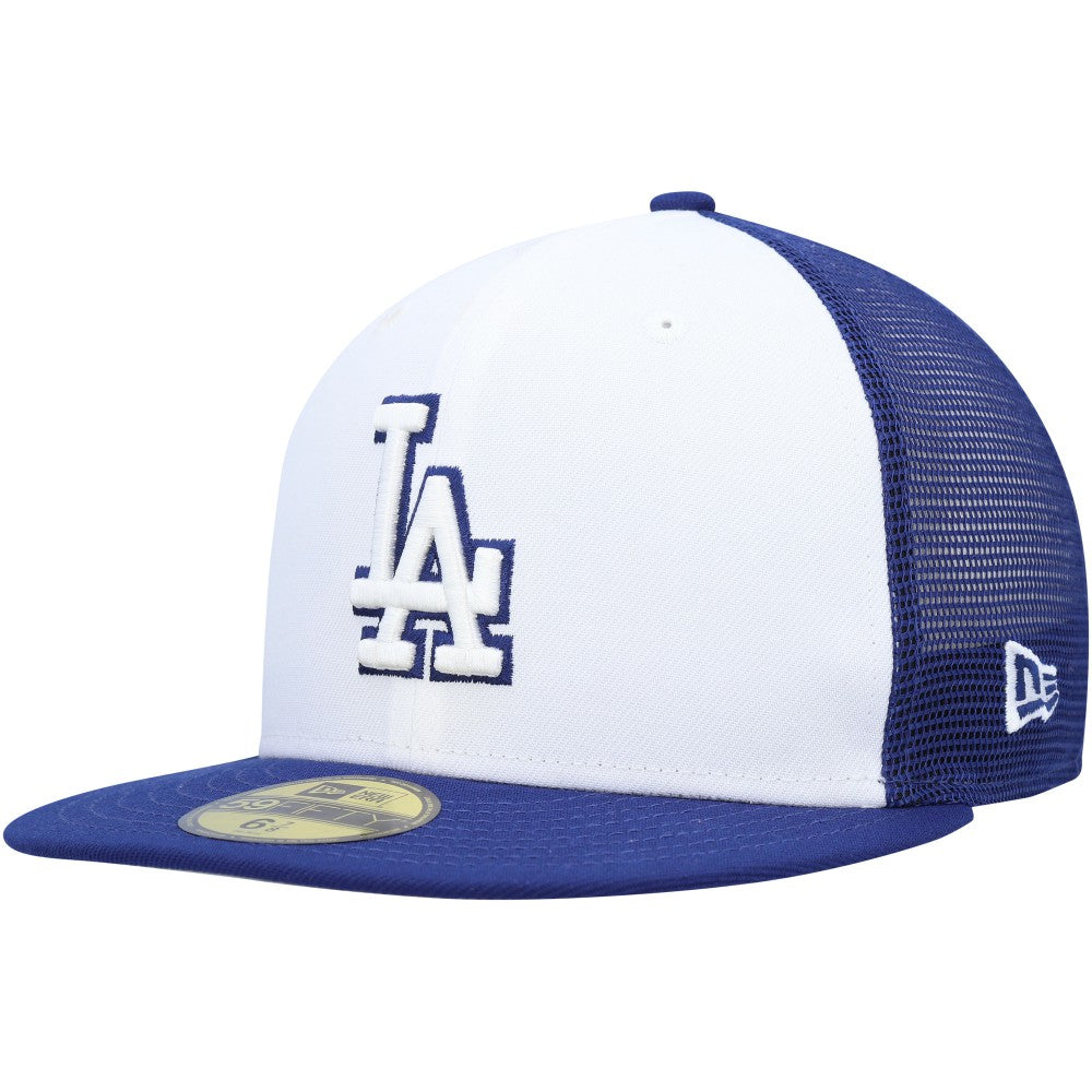 Los Angeles Dodgers New Era 2023 On-Field Batting Practice 59FIFTY Fitted Hat - White/Royal - New Era Discount
