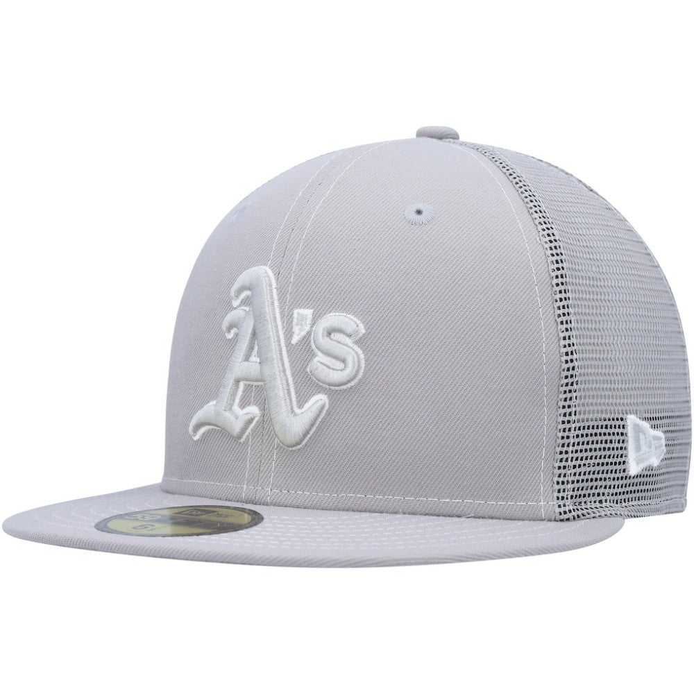 Athletics New Era 2023 On-Field Batting Practice 59FIFTY Fitted Hat - Gray - New Era Sale