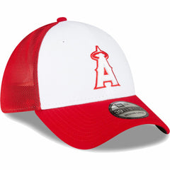 Los Angeles Angels New Era 2023 On-Field Batting Practice 39THIRTY Flex Hat - Red/White - New Era Online