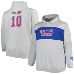 Artemi Panarin New York Rangers Big & Tall Player Pullover Hoodie - Heather Gray - NHL 4992922
