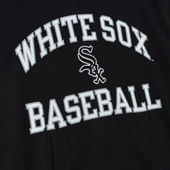 Chicago White Sox Mitchell & Ness Cooperstown Collection Washed Fleece Pullover Short Sleeve Hoodie - Black - Mitchell & Ness Discount