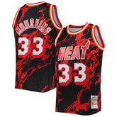 Alonzo Mourning Miami Heat 1996/97 Hardwood Classics Marble Swingman Jersey Black | Mitchell & Ness online