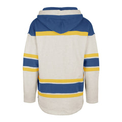 St. Louis Blues '47 Rockaway Lace-Up Pullover Hoodie - Oatmeal - NHL 4993248